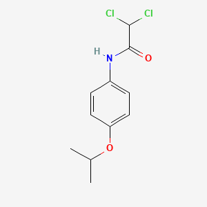 molecular formula C11H13Cl2NO2 B5629312 2,2-dichloro-N-(4-isopropoxyphenyl)acetamide 