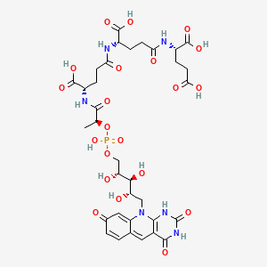 molecular formula C34H43N6O21P B562932 coenzyme alpha-F420-3 CAS No. 106324-58-7