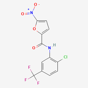 N-[2-chloro-5-(trifluoromethyl)phenyl]-5-nitro-2-furamide