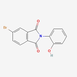 molecular formula C14H8BrNO3 B5629337 5-bromo-2-(2-hydroxyphenyl)-1H-isoindole-1,3(2H)-dione 