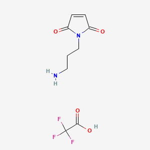 molecular formula C9H11F3N2O4 B562943 1-(3-Aminopropyl)-1H-pyrrole-2,5-dione 2,2,2-trifluoroacetate CAS No. 886209-47-8