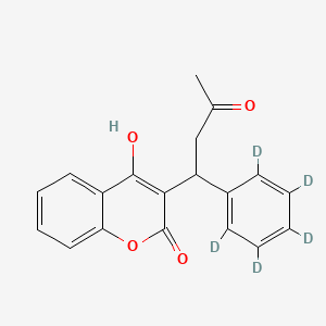 molecular formula C19H16O4 B562945 Warfarin-d5 CAS No. 75472-93-4