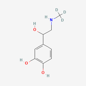 molecular formula C9H13NO3 B562965 rac Epinephrine-d3 CAS No. 1189977-29-4