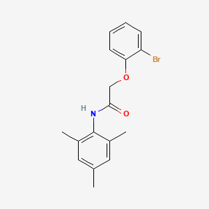 molecular formula C17H18BrNO2 B5629664 2-(2-bromophenoxy)-N-mesitylacetamide 