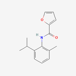 molecular formula C15H17NO2 B5629783 N-(2-isopropyl-6-methylphenyl)-2-furamide 
