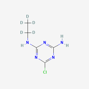 molecular formula C5H8ClN5 B562979 Desisopropyl Atrazine-d5 CAS No. 1189961-78-1