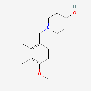 molecular formula C15H23NO2 B5629797 1-(4-methoxy-2,3-dimethylbenzyl)-4-piperidinol 