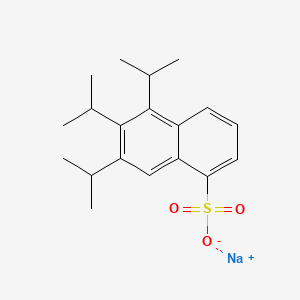 molecular formula C19H25NaO3S B562982 5,6,7-Triisopropyl-1-naphthalenesulfonic acid sodium salt CAS No. 110326-41-5