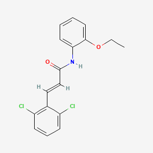 molecular formula C17H15Cl2NO2 B5629868 3-(2,6-dichlorophenyl)-N-(2-ethoxyphenyl)acrylamide 