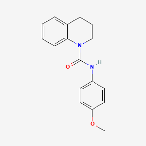 molecular formula C17H18N2O2 B5629900 N-(4-methoxyphenyl)-3,4-dihydro-1(2H)-quinolinecarboxamide 
