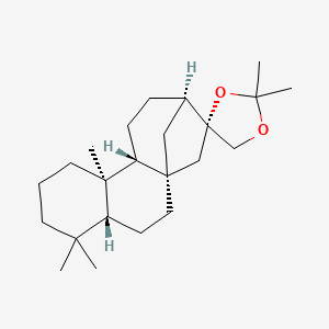 molecular formula C23H38O2 B562992 ent-16beta,17-Isopropylidenedioxykaurane CAS No. 58493-71-3