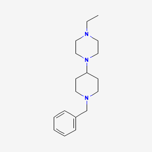 molecular formula C18H29N3 B5629933 1-(1-benzyl-4-piperidinyl)-4-ethylpiperazine 