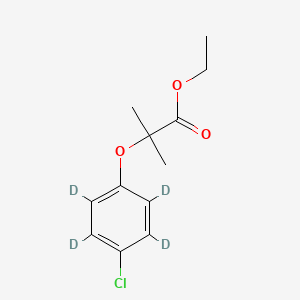 molecular formula C12H15ClO3 B562996 Clofibrate-d4 CAS No. 1189654-03-2