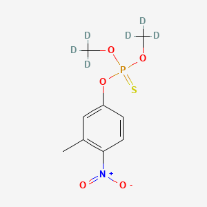 molecular formula C9H12NO5PS B562999 苯硫菌灵-d6 CAS No. 203645-59-4