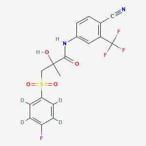 molecular formula C18H14F4N2O4S B563003 比卡鲁胺-d4 CAS No. 1185035-71-5