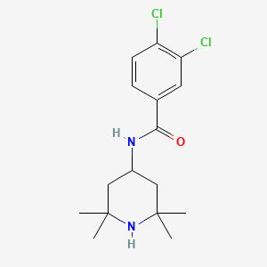 molecular formula C16H22Cl2N2O B5630064 3,4-dichloro-N-(2,2,6,6-tetramethyl-4-piperidinyl)benzamide 