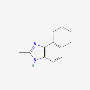 molecular formula C12H14N2 B563009 2-Methyl-6,7,8,9-tetrahydro-3H-naphtho[1,2-d]imidazole CAS No. 108629-59-0