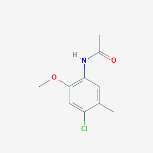 molecular formula C10H12ClNO2 B5630196 N-(4-chloro-2-methoxy-5-methylphenyl)acetamide 