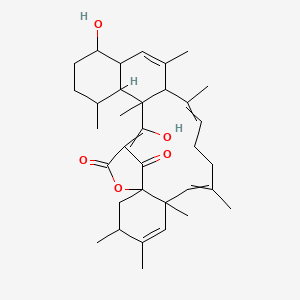 molecular formula C34H46O5 B563023 四环霉素 B CAS No. 180027-84-3