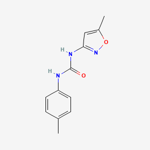 molecular formula C12H13N3O2 B5630247 N-(5-methyl-3-isoxazolyl)-N'-(4-methylphenyl)urea 