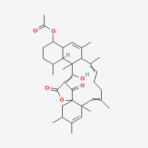 molecular formula C36H48O6 B563025 Tetromycin A CAS No. 180027-83-2