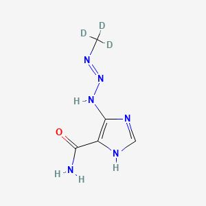 molecular formula C5H8N6O B563028 MTIC-d3 CAS No. 1185242-69-6