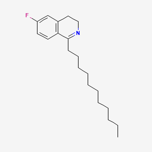 B563030 6-Fluoro-1-undecyl-3,4-dihydroisoquinoline CAS No. 914381-28-5