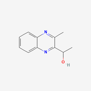 molecular formula C11H12N2O B563033 1-(3-Methylquinoxalin-2-YL)ethanol CAS No. 104217-24-5