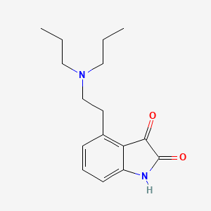 molecular formula C16H22N2O2 B563034 4-(2-(Dipropylamino)ethyl)indoline-2,3-dione CAS No. 102842-51-3