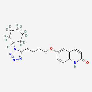 molecular formula C20H25N5O2 B563046 3,4-Dehydro Cilostazol-d11 CAS No. 1073608-13-5