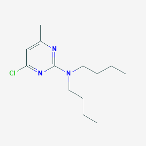 B056305 N,N-Dibutyl-4-chloro-6-methylpyrimidin-2-amine CAS No. 111697-11-1