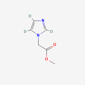 molecular formula C6H8N2O2 B563058 Methyl Imidazol-1-yl-acetate-d3 CAS No. 1185134-32-0