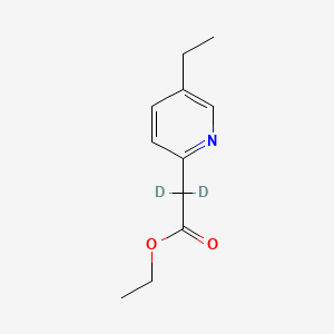 Ethyl (5-Ethyl-2-pyridinyl)-1,1-d2-acetate