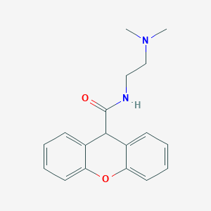 molecular formula C18H20N2O2 B5630679 N-[2-(dimethylamino)ethyl]-9H-xanthene-9-carboxamide 