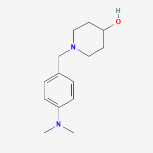 molecular formula C14H22N2O B5630705 1-[4-(dimethylamino)benzyl]-4-piperidinol 