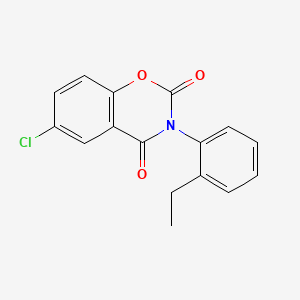 molecular formula C16H12ClNO3 B5630720 6-chloro-3-(2-ethylphenyl)-2H-1,3-benzoxazine-2,4(3H)-dione 