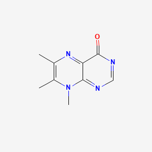 molecular formula C9H10N4O B563077 6,7,8-Trimethylpteridin-4-one CAS No. 103262-24-4