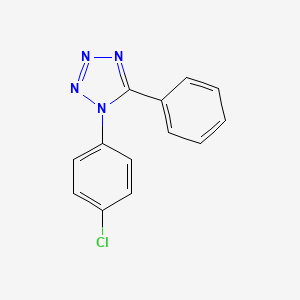 molecular formula C13H9ClN4 B5630782 1-(4-chlorophenyl)-5-phenyl-1H-tetrazole CAS No. 5650-13-5