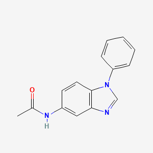molecular formula C15H13N3O B5630789 N-(1-phenyl-1H-benzimidazol-5-yl)acetamide 