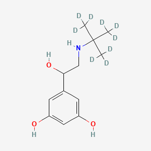 molecular formula C12H19NO3 B563079 Terbutaline-d9 CAS No. 1189658-09-0