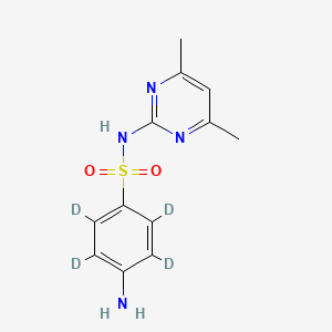 molecular formula C12H14N4O2S B563087 磺胺二甲嘧啶-d4 CAS No. 1020719-82-7