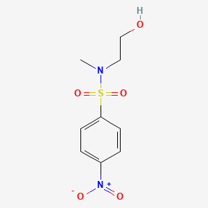 molecular formula C9H12N2O5S B5631045 N-(2-hydroxyethyl)-N-methyl-4-nitrobenzenesulfonamide CAS No. 18226-06-7