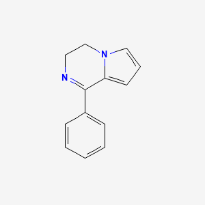 molecular formula C13H12N2 B5631119 1-苯基-3,4-二氢吡咯并[1,2-a]吡嗪 CAS No. 111609-55-3