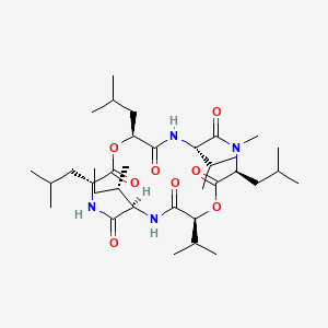 molecular formula C35H62N4O8 B563117 孢子霉素 V CAS No. 127072-57-5