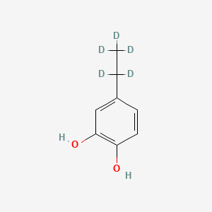 molecular formula C8H10O2 B563119 4-Ethylcatechol-d5 CAS No. 1189508-64-2