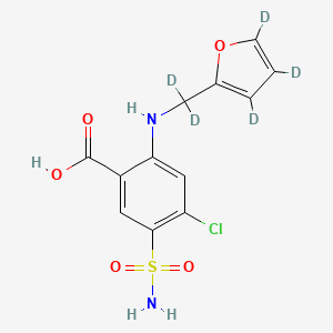 molecular formula C12H11ClN2O5S B563120 Furosemide-d5 CAS No. 1189482-35-6