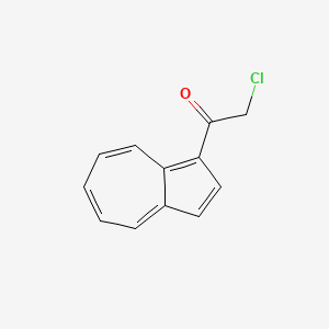 molecular formula C12H9ClO B563122 1-(Azulen-1-yl)-2-chloroethan-1-one CAS No. 100124-66-1