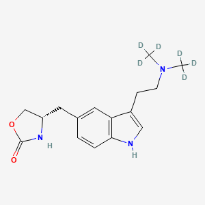 molecular formula C16H21N3O2 B563126 Zolmitriptan D6 CAS No. 1217644-84-2