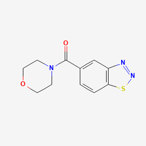 molecular formula C11H11N3O2S B5631262 5-(4-morpholinylcarbonyl)-1,2,3-benzothiadiazole 