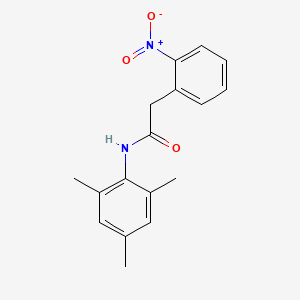 molecular formula C17H18N2O3 B5631378 N-mesityl-2-(2-nitrophenyl)acetamide 